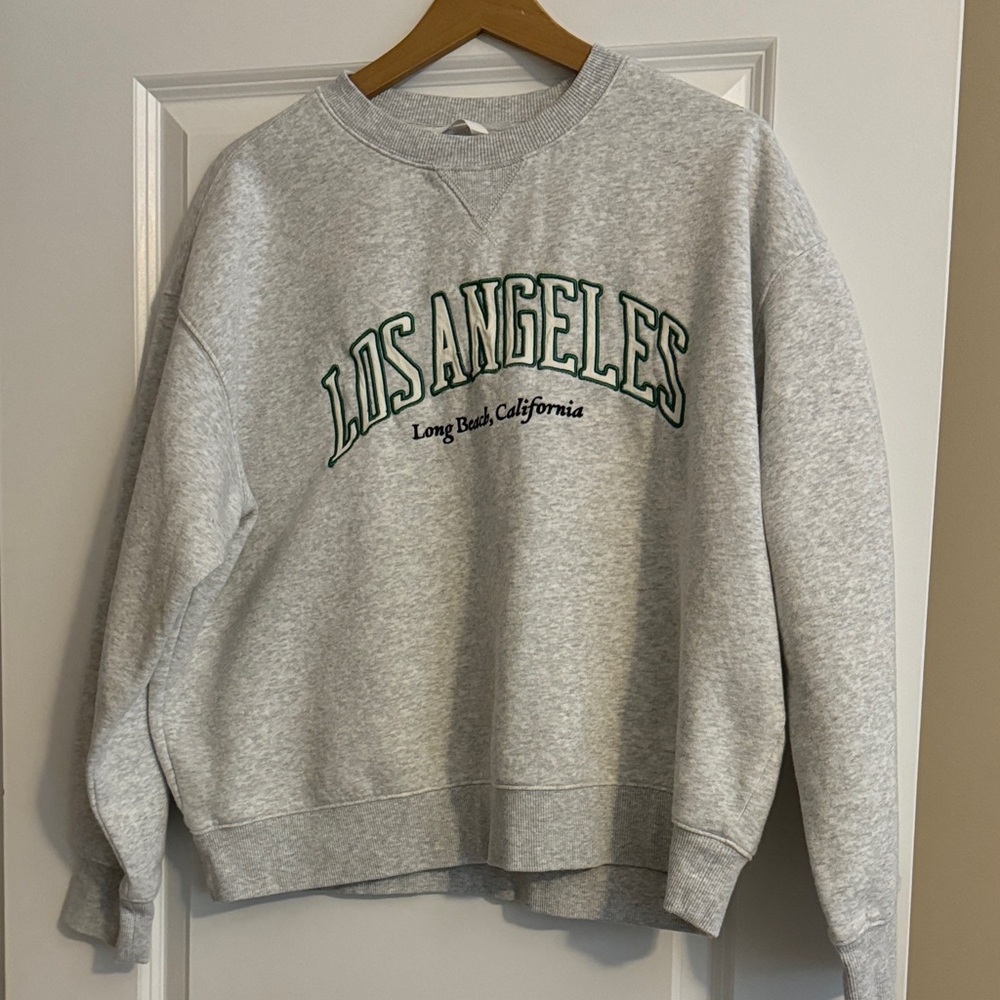 H&M Gray Los Angeles Sweatshirt